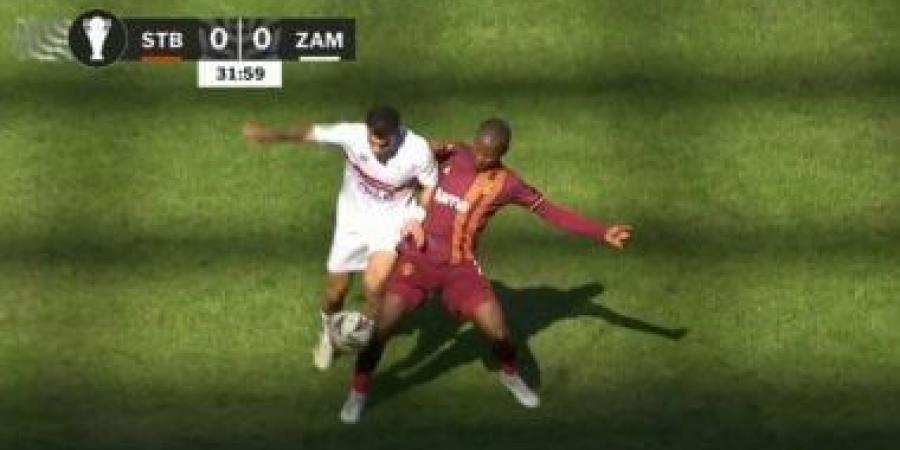 شوط أول سلبى بين الزمالك وستيلينبوش بربع نهائى الكونفدرالية